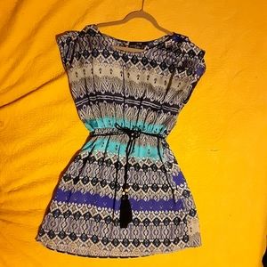 Vintage Y2K Forever 21 mini dress festival boho